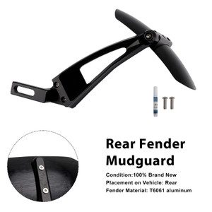2018-2025 Triumph Speedmaster Rear Fender Mudguard Black Generic