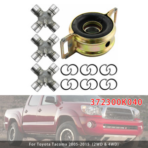 2005-2015 Toyota Tacoma Driveshaft Support Bearing & U-Joints 372300K040 Generic