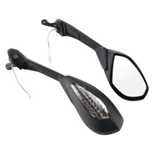 2017-2020 Ducati Supersport 939/ S Rear View Mirrors with Turn Signal Left and Right Black Generic