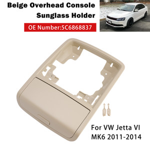 2011-2014 VW Jetta VI MK6 Beige Overhead Console Sunglass Holder 5C6868837 Generic