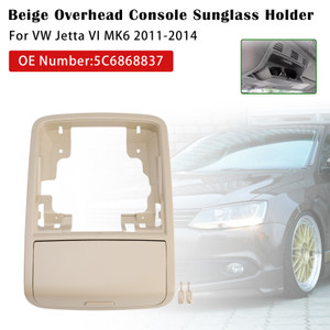 2011-2014 VW Jetta VI MK6 Beige Overhead Console Sunglass Holder 5C6868837 Generic