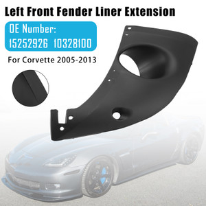 2005-2013 Chevy Corvette Left Front Fender Liner Extension 15252926 10328100 Generic
