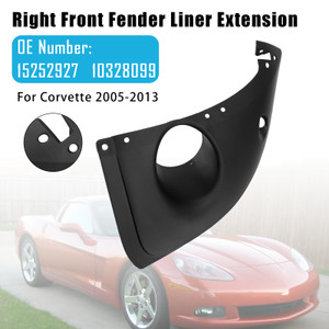 2005-2013 Chevy Corvette Right Front Fender Liner Extension 15252926 10328100 Generic
