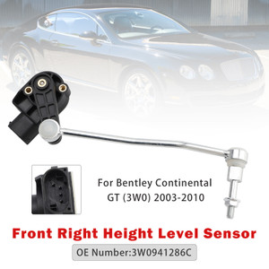 2003-2010 Bentley Continental GT (3W0) Front Right Height Level Sensor 3W0941286C Generic