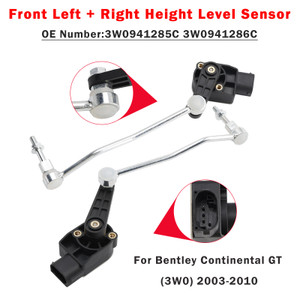 2003-2010 Bentley Continental GT (3W0) Front Left & Right Height Level Sensor 3W0941285C Generic