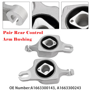 2012-2016 Mercedes-Benz GL350 ML250 GLE63 ML63 AMG Pair Rear Control Arm Bushing 1663300143 Generic