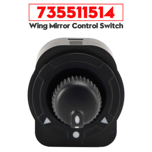 1993- Citroen Jumper II - III Wing Mirror Control Switch 735511514 Generic