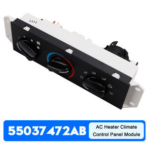 1999-2004 Jeep Wrangler AC Heater Climate Control Panel Module 55037472AB Generic