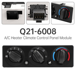 2010-2020 Peterbilt 587 HVAC A/C Heater Climate Control Panel Module Q21-6008 Generic