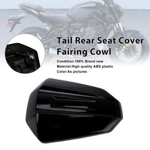 2025-2026 Yamaha MT-07 Tail Rear Seat Cover Fairing Cowl Black Generic