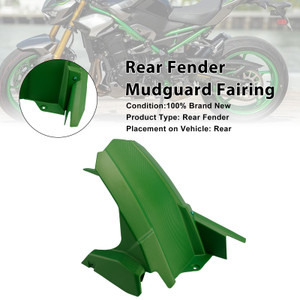 2017-2025 Kawasaki Z900SE Z900 Rear Fender Mudguard Fairing Green