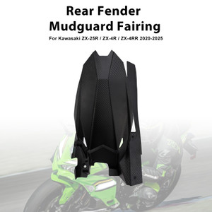 2020-2025 Kawasaki ZX-25R / ZX-4R / ZX-4RR Rear Fender Mudguard Fairing Black Generic