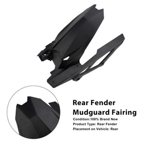 2020-2025 Kawasaki ZX-25R / ZX-4R / ZX-4RR Rear Fender Mudguard Fairing Black Generic