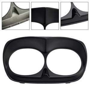 2010-2013 H-D headlight assembly Dual Headlight Trim Bezel Cover Fairing Matte Black Generic