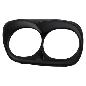 2010-2013 H-D headlight assembly Dual Headlight Trim Bezel Cover Fairing Matte Black Generic