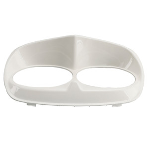 1998-2013 Harley Davidson Road Glide Dual Headlight Trim Bezel Cover Fairing White Generic