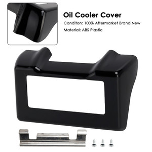 2011-2016 Harley Touring and Trike Oil Cooler Cover Black Generic