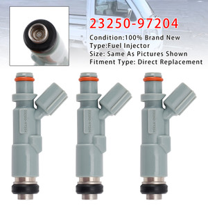 Daihatsu Hijet Mini Truck S210P Model 3Pcs Fuel Injector 23250-97204 Generic