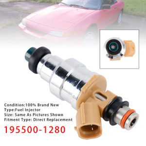 1988-1989 Mazda MX-6 DX LX Coupe 2-Door 2.2L Fuel Injector 195500-1280 Generic