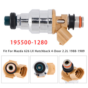 1988-1989 Mazda MX-6 DX LX Coupe 2-Door 2.2L Fuel Injector 195500-1280 Generic