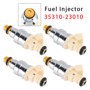 1996-1998 Hyundai Elantra 1.8L I4 4Pcs Fuel Injector 35310-23010 Generic