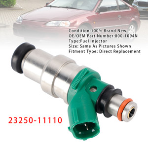 1995-1999 Toyota Paseo Coupe (EL54) 1.5 1Pcs Fuel Injector 23250-11110 Generic