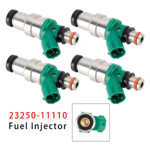 1995-1999 Toyota Paseo Coupe (EL54) 1.5 4Pcs Fuel Injector 23250-11110 Generic