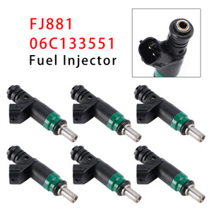 2002-2004 Audi A6/ Quattro V6 3.0L 6Pcs Fuel Injector 06C133551 Generic