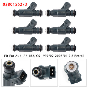 1997-2005 VW Passat Variant 3B5 3B6 6Pcs Fuel Injector 0280156273 FJ575 Generic