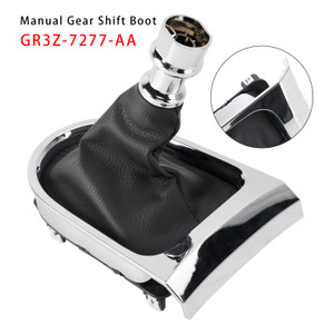 2015-2017 Ford Mustang Manual Gear Shift Boot Chrome Sync Trim GR3Z-7277-AA Generic