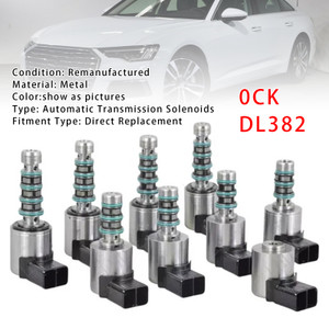 2013-onward Audi Q5 A5 A6 A7 9PCS 0CK 0CL 0CJ DL382 Automatic Transmission Solenoid Kit Generic