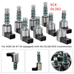 2013-onward Audi Q5 A5 A6 A7 9PCS 0CK 0CL 0CJ DL382 Automatic Transmission Solenoid Kit Generic