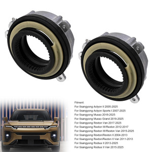 2018-2025 Ssangyong Musso 2Pcs Front Manual Wheel Locking Hub 4151009000 Generic