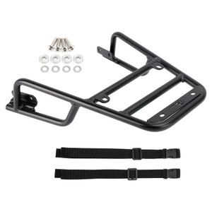 2024-2026 Husqvarna Vitpilen 125 250 401 Rear Rack Luggage Carrier with Bag Straps Black Generic