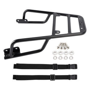 2024-2026 Husqvarna Vitpilen 125 250 401 Rear Rack Luggage Carrier with Bag Straps Black Generic