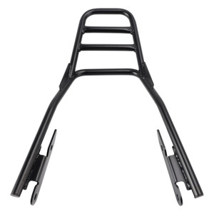 2021-2025 Trident 660 Rear Luggage Rack Carrier with Passenger Grab Bar Black Generic