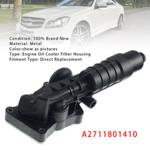 2012-2015 Mercedes-Ben W204 C250 R172 SLK250 1.8L Engine Oil Cooler Filter Housing M271 A2711801410 Generic