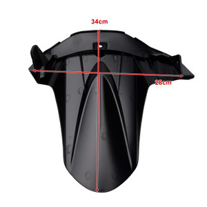 2011-2025 Suzuki GSX-R600 / GSX-R750 Rear Fender Mudguard Fairing Black Generic