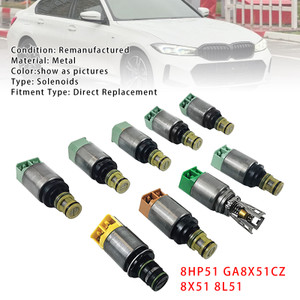 BMW 3 5 X3 X4 X5 X6 Z4 9PCS 8-Speed Transmission Solenoid Kit 8HP51 GA8X51CZ 8X51 8L51 Generic