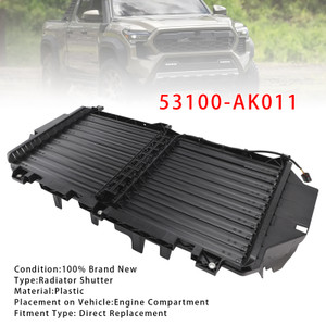 2024-2025 Toyota Tacoma 2.4L Radiator Shutter With Motor 53100-AK011 Generic