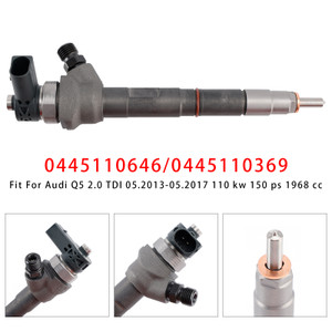 2003-2018 Audi A1 A3 A4 A5 A6 Q3 Q5 1Pcs Fuel Injector 0445110646 0445110369 Generic