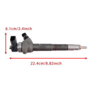 2008-2022 VW AMAROK BEETLE CC GOLF PASSAT JETTA TIGUAN 2.0L TDI 4Pcs Fuel Injector 0445110646 0445110369 Generic