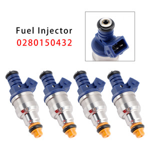 1994-1998 Saab 900 9000 2.3L 4Pcs Fuel Injector 0280150432 Generic