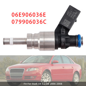 2005-2012 Audi A4 A5 A6 Q5 S6 S8 3.2L V6 1Pcs Fuel Injector 06E906036E 079906036C Generic