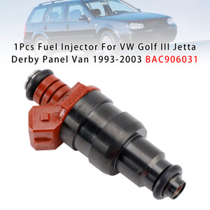 1993-2005 Volkswagen Combi Derby Jetta Panel Van L4 1.8L 1Pcs Fuel Injector BAC906031 Generic
