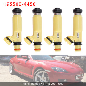 2004-2009 Mazda RX-8 1.3L 4Pcs Fuel Injector 195500-4450 Generic
