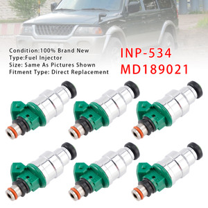 1995-1997 Mitsubishi PAJERO GLX GLS NJ NK V45 6Pcs Fuel Injector MD189021 Generic