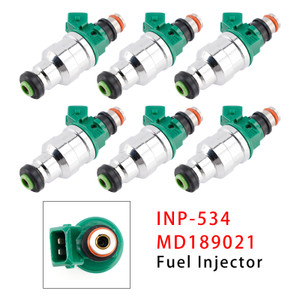 1995-1997 Mitsubishi PAJERO GLX GLS NJ NK V45 6Pcs Fuel Injector MD189021 Generic
