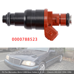 1993-1998 Mercedes-Benz W210 S210 W202 W124 C208 C230 1Pcs Fuel Injector 0000788523 Generic
