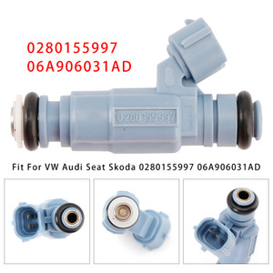 Skoda 1Pcs Fuel Injector 0280155997 06A906031AD Generic